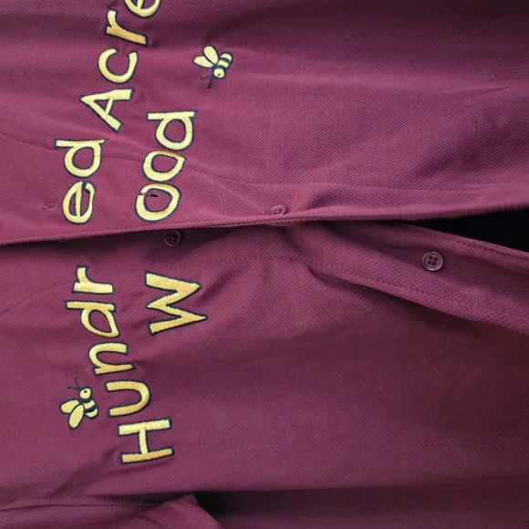 Disney X BoxLunch Exclusive Maroon Whinnie The Pooh 26 Baseball Jersey Shirt - Picture 4 of 7